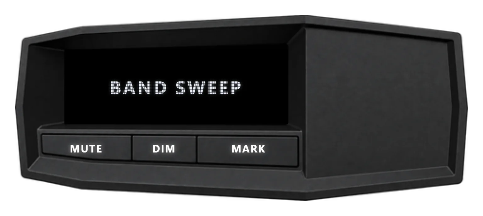 Boot stage three: BAND SWEEP