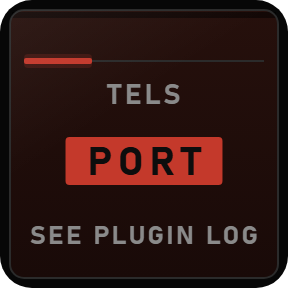 Status key reading PORT, see plugin log