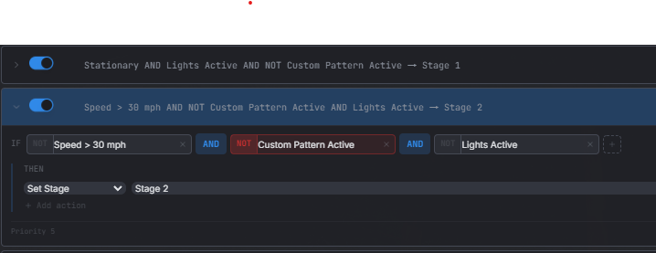 Trigger Rule Builder