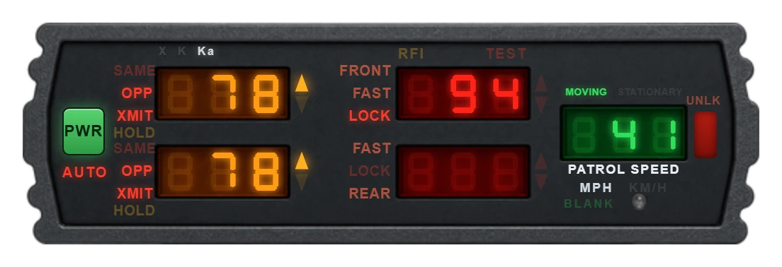 KBX-2200 with auto-lock armed and the front fast window locked
