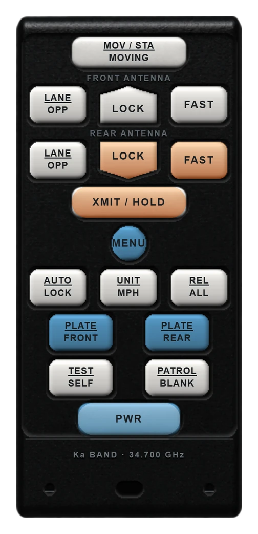 RCX-150 remote faceplate