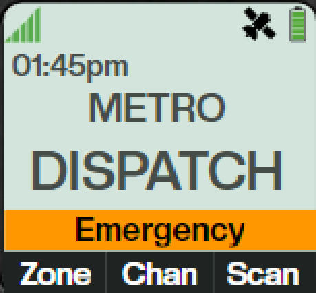 A radio in its own emergency