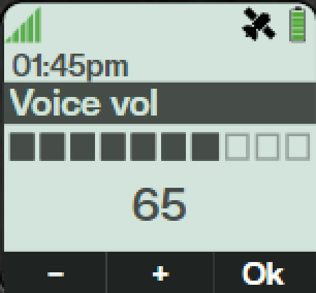The Voice vol edit screen