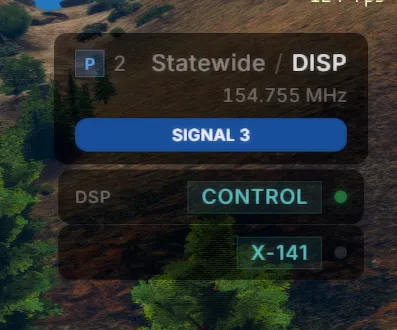 In-game call HUD